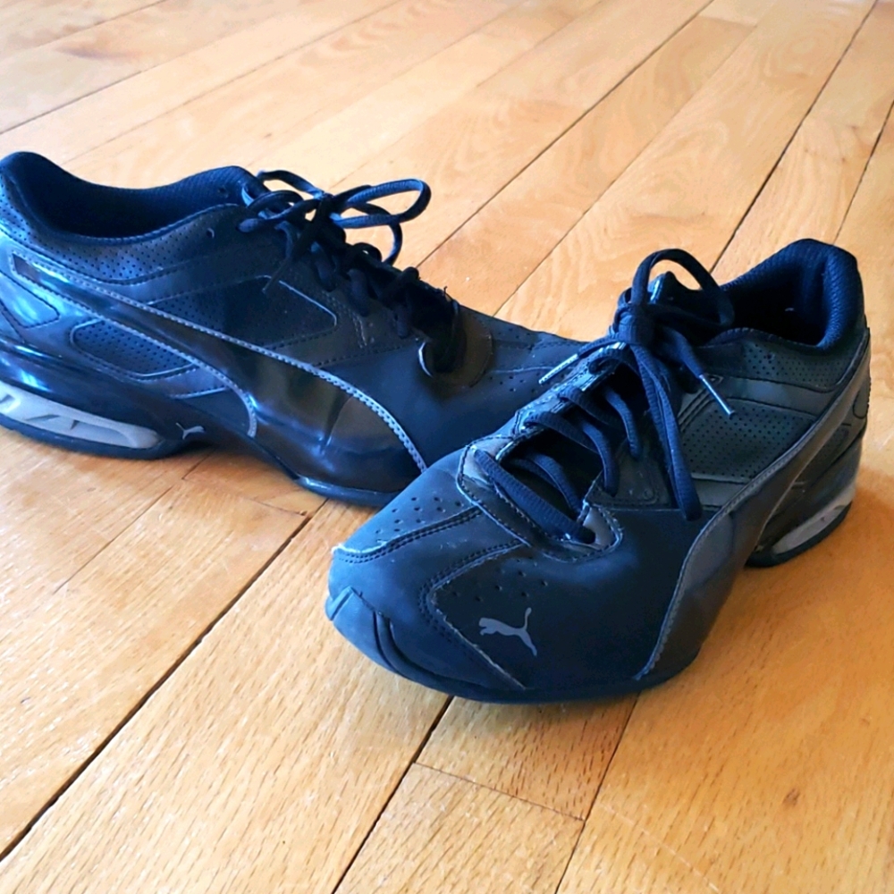 Puma black sneakers